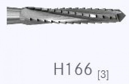 Knochenfrees (bone cutter) hardstaal HP 166-021, 5 st