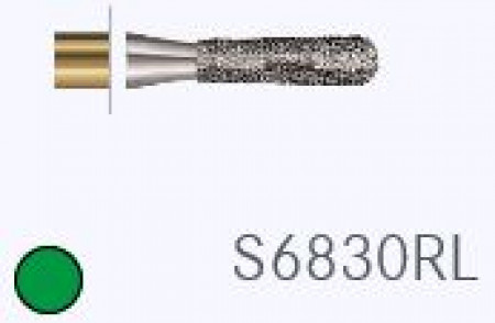 Komet S-diamantboor Birne S6830RL 014, FG (schacht 314) 5st
