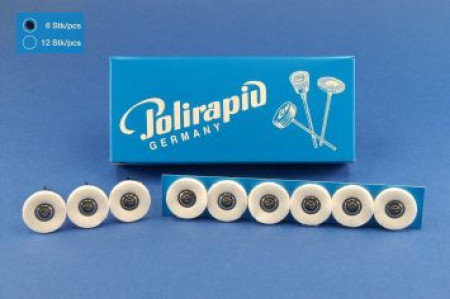 Polijstborsteltjes 102N/21mm H neteldoek 6st