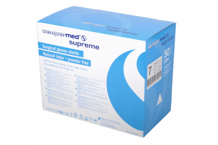 Sempermed Supreme Latex Handschoenen steriel poedervrij (50 paar)