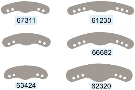 Hahnenkratt Matrixbandjes Ivory