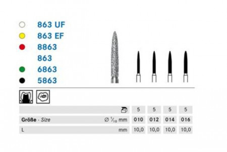 Komet diamantboor 6863 (grof), FG (schacht 314)