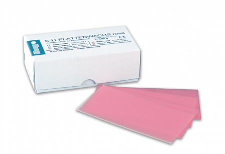Schuler S-U plaatwas roze 1,5mm 500gr.