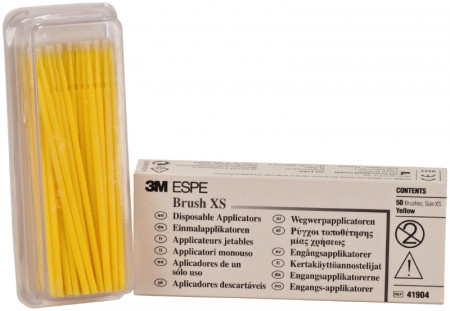 Adper Prompt L-Pop fijne gele disposable borstels 50st