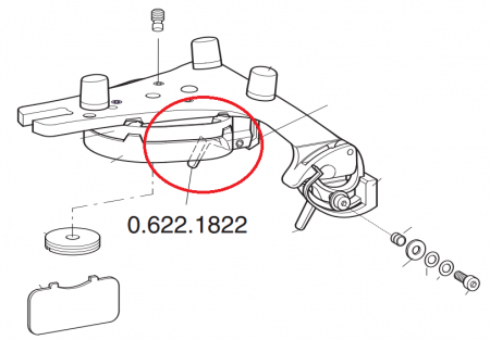 KaVo Protar vergrendeling rechts