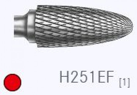 Komet Hardstaalfrees H251EF HP (schacht 104) 060