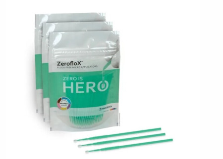 zeroflox micro applicator mint 100st.