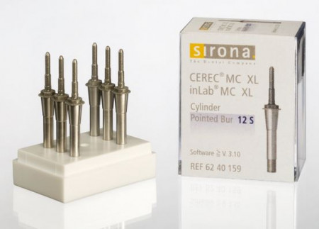 Dentsply Sirona Cylinder Pointed bur 12S voor MC XL 6 st. (all-in-one)