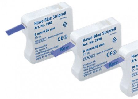 Hawe striprol 10x0,05mm blauw disp 2687