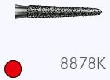 Komet diamantboor 8878K (fijn), FG (schacht 314)