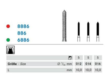 Komet diamantboor 886, FG (schacht 314)