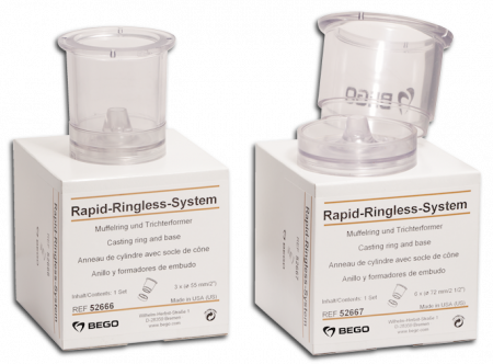 Bego Rapid Ringless siliconen moffelring met trechtervormer