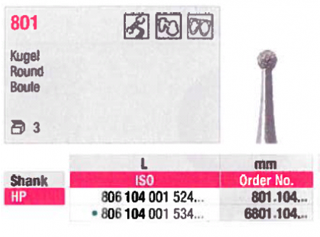 Edenta Diamant frees HP 801035 3 st
