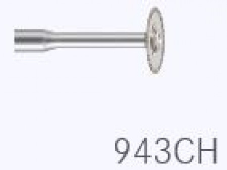 Komet diamantschijf Miniflex 943CH 080, RA L (schacht 205) 5st