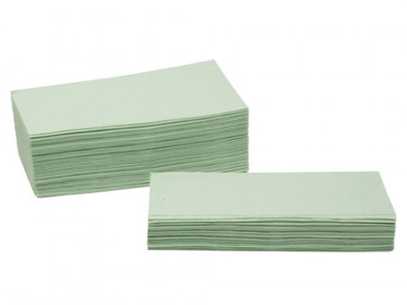 Orbis handdoeken 24x23cm, groen, tweelaags 3750st