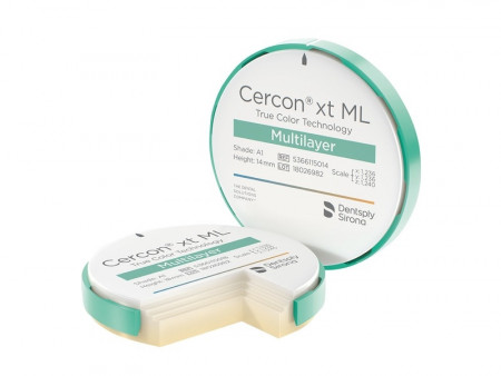 Dentsply Sirona Cercon XT ML ø98mm, dikte 25mm