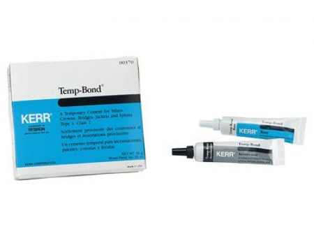 Kerr Temp Bond verp. &agrave; 50 g basispasta, 15 g katalysator en mengblok