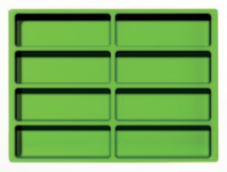 Dental Art ladeinzet 8-vaks 30,5x40,5cm (X21C)