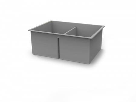 dental art lade inzet 2 vaks hoog x35a