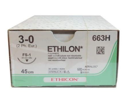 Ethicon hechtmateriaal Ethilon met naald