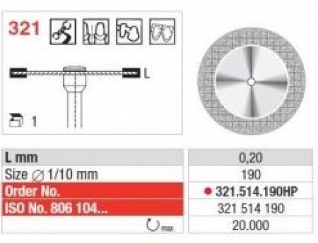 Edenta diamantschijf flex 321.514.190 