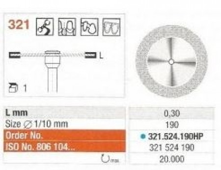 Edenta diamantschijf hd 321.524.190  st
