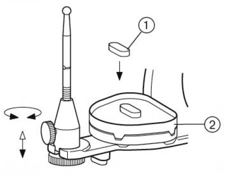 KaVo Retentionsadapter voor kontroll platen 10 st. 1.001.0887 (1)