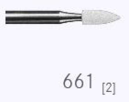 Polijststeentjes 661 FG (314) wit (ark)