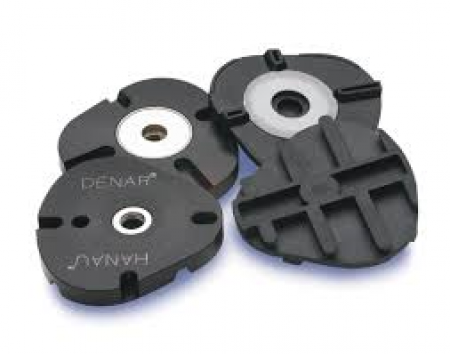 Denar magneet platen systeem