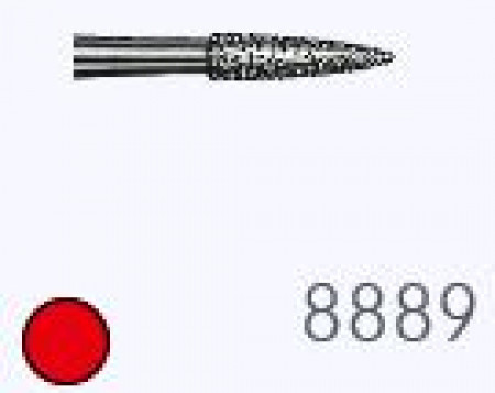 Komet Diamantboor fijn 8889 009, FG (schacht 314) 5st