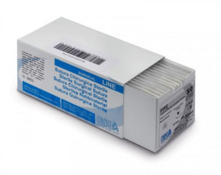 omnia ptfe hechtdr 4/0 75cm 3/8 16mm 12s