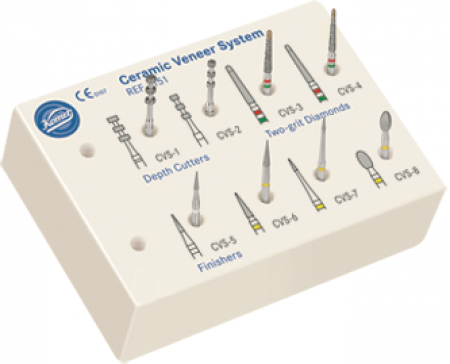 Komet CVS-set voor keramiek veneers (4151)