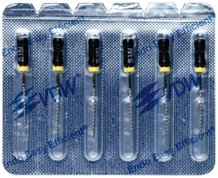 VDW Sterile K-Reamers (VDW 53) 25mm 6st