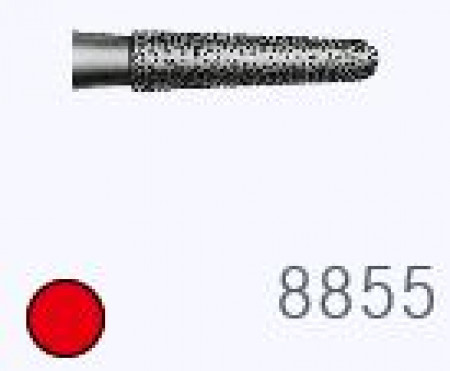 Komet Diamantboor fijn 8855 012 FG (Schacht 314) 5st