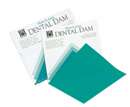 Dental Dam Non-Latex Adults Medium-Green (H09105)