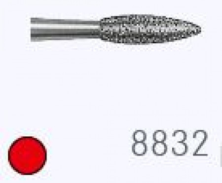Komet diamantboor fijn 8832 014, RA (schacht 204) 5st