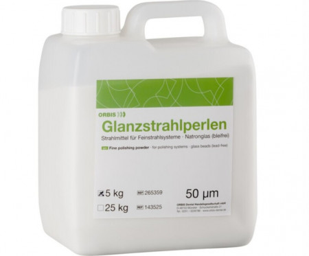 Orbis occlublast 50 mu glansparels  5kg