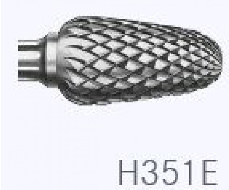Komet hardmetaalfrees H351E 060, RA (schacht 204) st