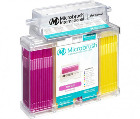 Microbrush Plus Dispenser Fine 400 stuks