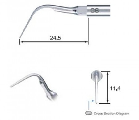 NSK scaling tip G6-E voor EMS