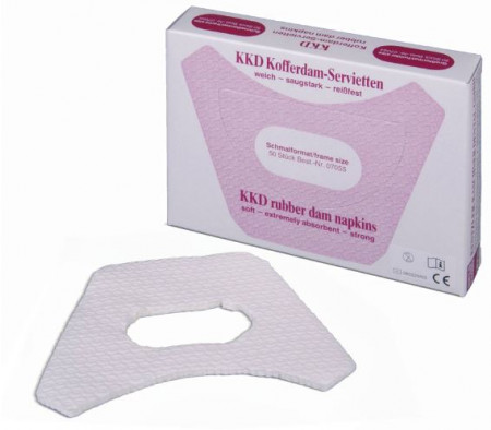 KKD cofferdamnapkins, smal formaat 50st