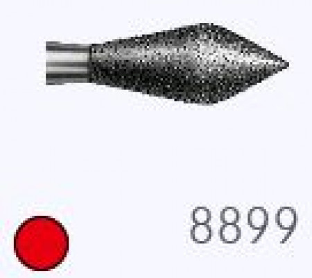 Komet diamantboor 8899 (fijn) 027, FG (schacht 314) 5st