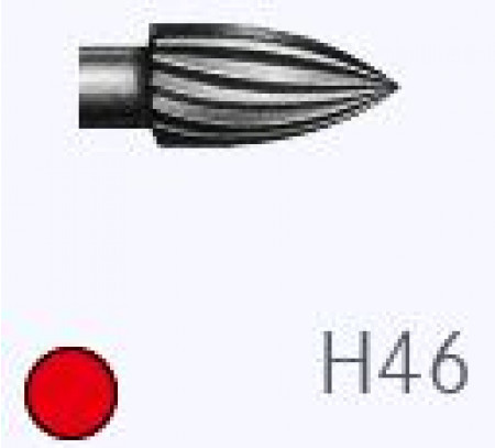 Komet hardmetaal finierboor H46, FG (schacht 314)
