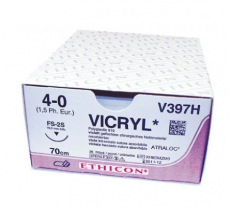  Ethicon hechtmateriaal Vicryl met naald
