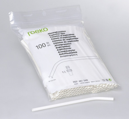 ROEKO afzuigcanule zonder groene tip Ø 4,8mm 100st