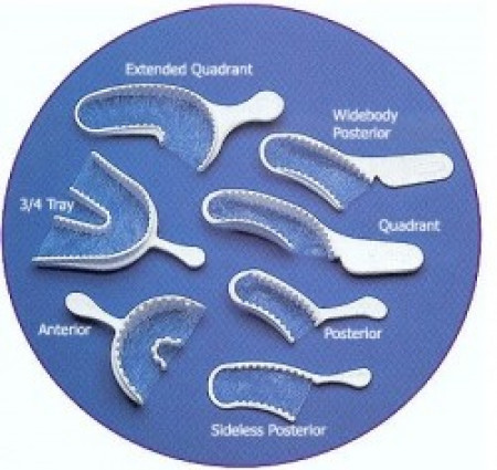 Triple Tray disposable afdruklepels