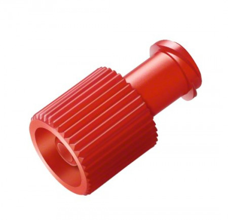 Braun Combi stopper afsluitdop rood, 100 stuks