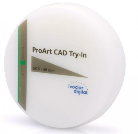 Ivoclar Digital ProArt CAD Try-In 98,5 - 30 mm