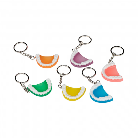 Denlo Sleutelhanger met Gebit 36 stuks