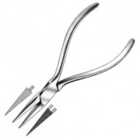 C. Martin vlak tang spits geribbeld 14cm 1325 1/2 st
